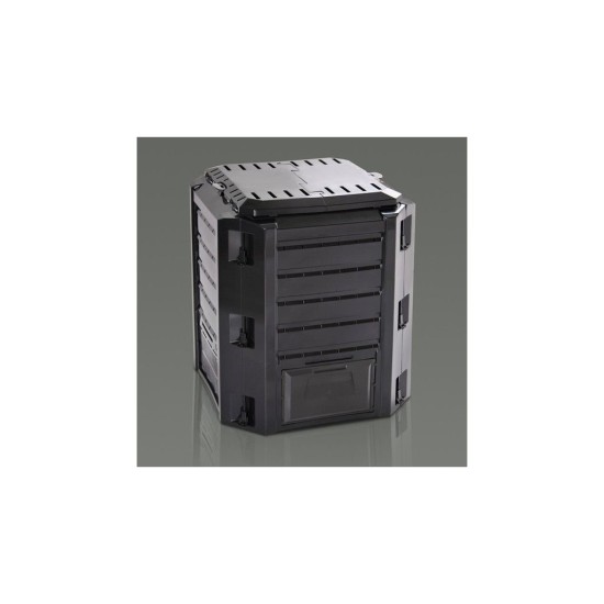 Plastový kompostér 380l COMPOGREEN, čierny Plastový kompostér 380l COMPOGREEN, čierny