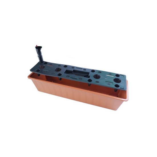 Samozavlažovací kvetináč-kvetináč 11l BALKÓNOVÁ PLECHOVKA