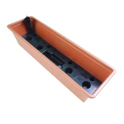 Samozavlažovací kvetináč-kvetináč 11l BALKÓNOVÁ PLECHOVKA