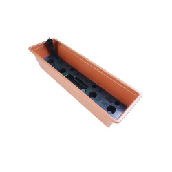 Samozavlažovací kvetináč-kvetináč 11l BALKÓNOVÁ PLECHOVKA