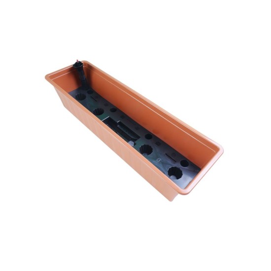 Samozavlažovací kvetináč-kvetináč 11l BALKÓNOVÁ PLECHOVKA