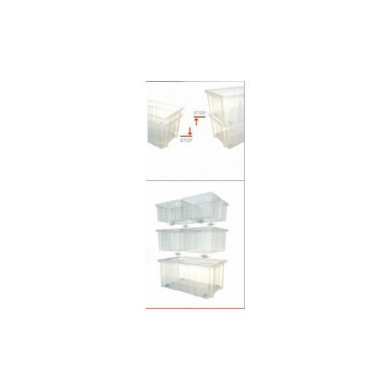 Plastový úložný box bez veka 16" CARGOBOX Plastový úložný box bez veka 16" CARGOBOX