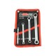 Obojstranné očkové kľúče TORX, sada 4ks, 6-24mm MAR-POL Obojstranné očkové kľúče TORX, sada 4ks, 6-24mm MAR-POL
