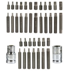 TORX, HEX, XZN kľúče, nástrčné hlavy, sada 40ks MAR-POL TORX, HEX, XZN kľúče, nástrčné hlavy, sada 40ks MAR-POL