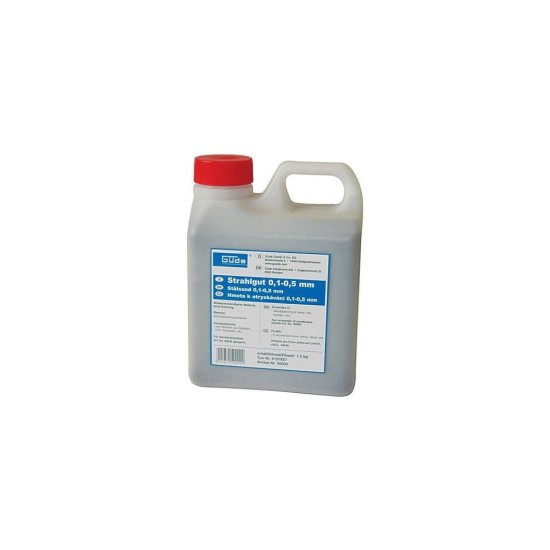 Tryskací materiál 1,5 kg, (0,25-1,5 mm), GÜDE (40004)