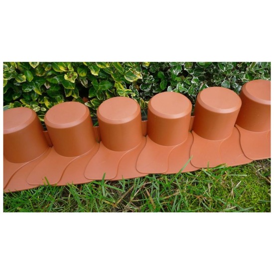 Plastový obrubník - palisáda 4,05m, 60mm PALISADE