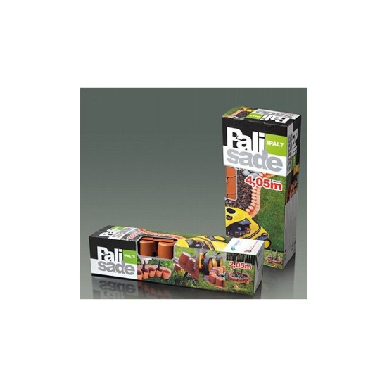 Plastový obrubník - palisáda 4,05m, 60mm PALISADE