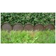 Plastový záhradný okraj 10m, 90mm GARDEN LINE (Farba: Hnedá)
