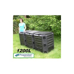 Plastový kompostér 1200l, čierny MODUL COMPOGREEN Plastový kompostér 1200l, čierny MODUL COMPOGREEN
