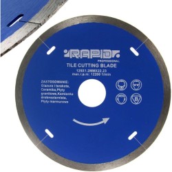 Diamantový rezací kotúč 125x1,2x22,2mm RAPID Diamantový rezací kotúč 125x1,2x22,2mm RAPID
