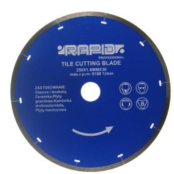 Diamantový rezací kotúč 250x1,6x30mm RAPID
