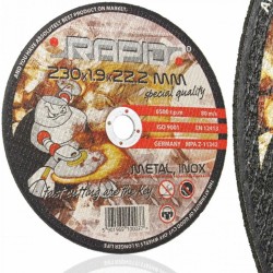 Rezací kotúč na kov, nehrdzavejúca oceľ, 230x1,9x22,2mm RAPID Rezací kotúč na kov, nehrdzavejúca oceľ, 230x1,9x22,2mm RAPID