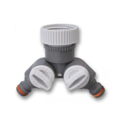 Adaptér na batériu WHITE LINE s 2 výstupmi 3/4"-1" a ventilmi Adaptér na batériu WHITE LINE s 2 výstupmi 3/4"-1" a ventilmi