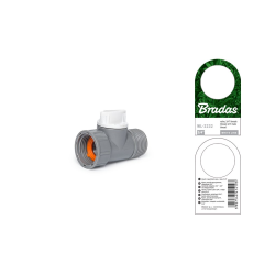 Prípojka kohútika WHITE LINE s vonkajším závitom 3/4" a ventilom Prípojka kohútika WHITE LINE s vonkajším závitom 3/4" a ventilom