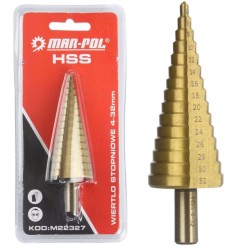 Stupňovitý vrták 4-32mm HSS MAR-POL Stupňovitý vrták 4-32mm HSS MAR-POL