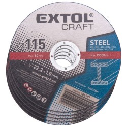 Rezné kotúče na kov, 5ks, 115x1,0x22,2mm, EXTOL CRAFT