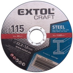 Rezné kotúče na kov, 5ks, 115x1,0x22,2mm, EXTOL CRAFT