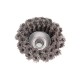 Opletená kefa, Ø 80 mm, vlnitý drôt S 0,5 mm dvojradová, M14x2 mm, EXTOL CRAFT Opletená kefa, Ø 80 mm, vlnitý drôt S 0,5 mm dvojradová, M14x2 mm, EXTOL CRAFT