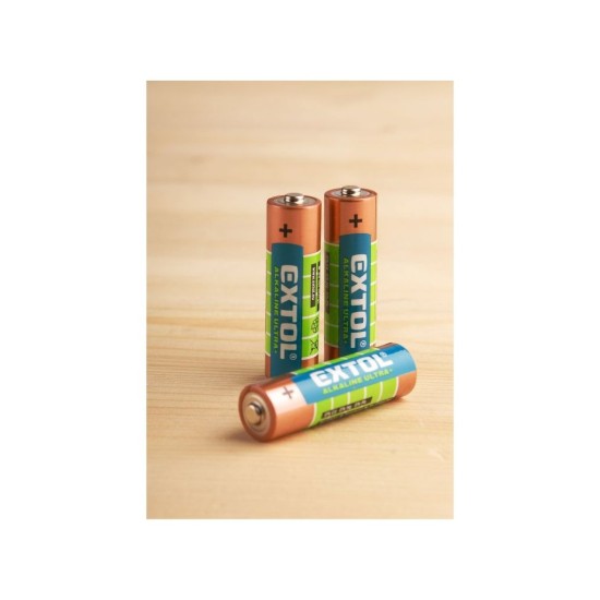 Alkalické batérie EXTOL ENERGY ULTRA +, 4ks, 1.5V AA (LR6), EXTOL ENERGY Alkalické batérie EXTOL ENERGY ULTRA +, 4ks, 1.5V AA (LR6), EXTOL ENERGY