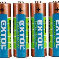 Alkalické batérie EXTOL ENERGY ULTRA +, 4ks, 1.5V AA (LR6), EXTOL ENERGY Alkalické batérie EXTOL ENERGY ULTRA +, 4ks, 1.5V AA (LR6), EXTOL ENERGY