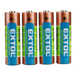 Alkalické batérie EXTOL ENERGY ULTRA +, 4ks, 1.5V AA (LR6), EXTOL ENERGY Alkalické batérie EXTOL ENERGY ULTRA +, 4ks, 1.5V AA (LR6), EXTOL ENERGY
