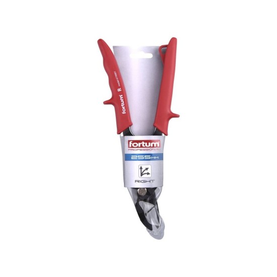 Nožnice na ozubený plech, 255 mm, pravé, CrMo, FORTUM Nožnice na ozubený plech, 255 mm, pravé, CrMo, FORTUM