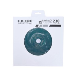 Diamantový rezací segmentový kotúč Grab Cut, 230x22,2mm, rezanie za sucha, EXTOL INDUSTRIAL