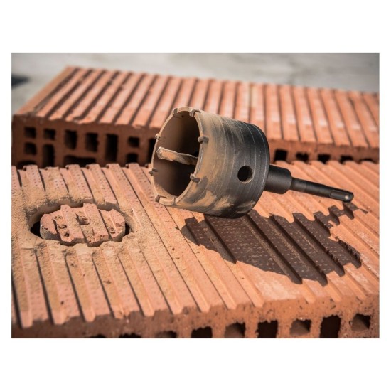 Nástenný vrták SDS PLUS, Ø 68 mm, dĺžka stopky 100 mm, EXTOL PREMIUM