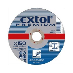Brúsny kotúč na oceľ, 125x6,0x22,2mm, EXTOL PREMIUM Brúsny kotúč na oceľ, 125x6,0x22,2mm, EXTOL PREMIUM