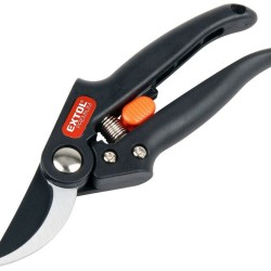 Záhradnícke nožnice, 190 mm, nylonová rukoväť, na strihanie konárov do priemeru 20 mm, EXTOL PREMIUM