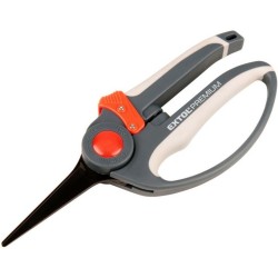 Záhradné nožnice rovné, 215 mm, rukoväť s chráničom prstov, na rezanie rastlín do priemeru 5 mm, HCS, EXTOL PREMIU