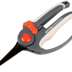 Záhradné nožnice rovné, 215 mm, rukoväť s chráničom prstov, na rezanie rastlín do priemeru 5 mm, HCS, EXTOL PREMIU