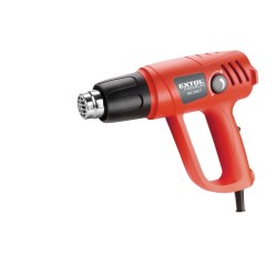Teplovzdušná pištoľ, 2000W, 50-450/90-600°C, EXTOL PREMIUM, HG 20 ET Teplovzdušná pištoľ, 2000W, 50-450/90-600°C, EXTOL PREMIUM, HG 20 ET