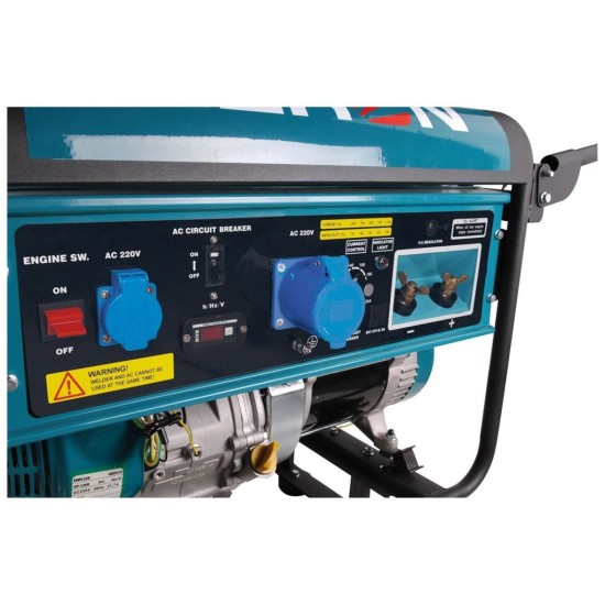 Elektrocentrála so zváračkou 220A, benzín 14HP, 5.5kW, VOLAVKA, EWH 220 Elektrocentrála so zváračkou 220A, benzín 14HP, 5.5kW, VOLAVKA, EWH 220