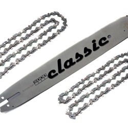 Vodící lišta na řetězové pily a 2 řetězy 40 cm 16" 0,325" CATA