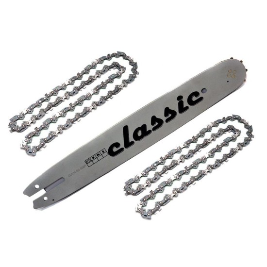 Vodící lišta na řetězové pily a 2 řetězy 40 cm 16" 0,325" CATA Vodící lišta na řetězové pily a 2 řetězy 40 cm 16" 0,325" CATA