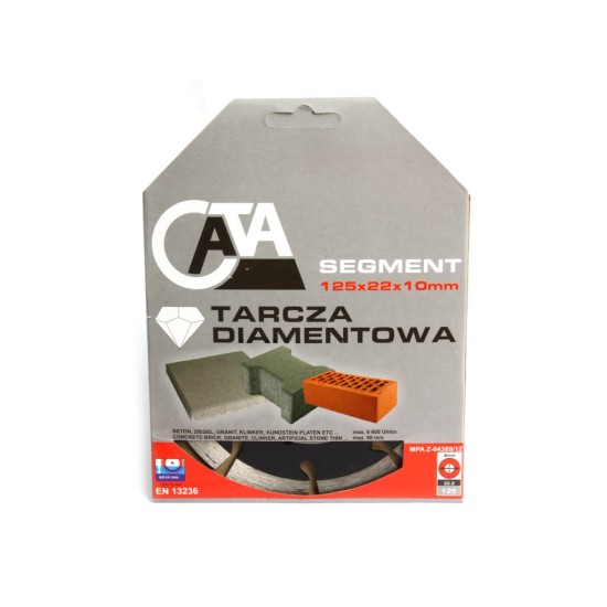 Segmentový diamantový rezací kotúč 125 mm CATA Segmentový diamantový rezací kotúč 125 mm CATA
