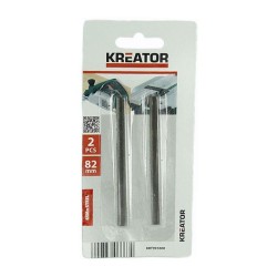KRT991000 2ks náhradných nožov pre 82 mm hoblíky KREATOR KRT991000 2ks náhradných nožov pre 82 mm hoblíky KREATOR