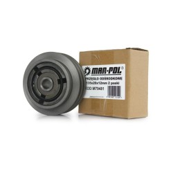 Odstredivá spojka 135x20mm, pero a drážka, 2-remeňová MAR-POL