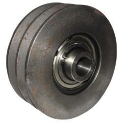 Odstredivá spojka 147x25mm, pero a drážka, 2-remeňová MAR-POL