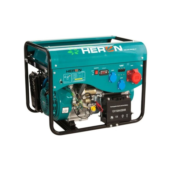 Plynový a benzínový generátor (LPG/NG) 13HP, HERON, LPGG 43-3F Plynový a benzínový generátor (LPG/NG) 13HP, HERON, LPGG 43-3F