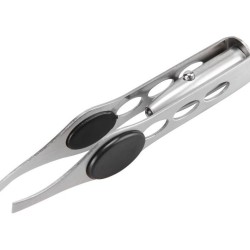 Pinzeta s LED svetlom, dĺžka 95mm, šírka čeľuste 4mm, LED svetlo, nehrdzavejúca oceľ, EXTOL CRAFT