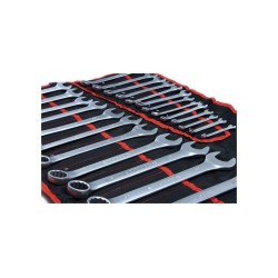 Prstencové kľúče-otvorené, skladacie puzdro 25ks 6-32mm CrV MAR-POL Prstencové kľúče-otvorené, skladacie puzdro 25ks 6-32mm CrV MAR-POL