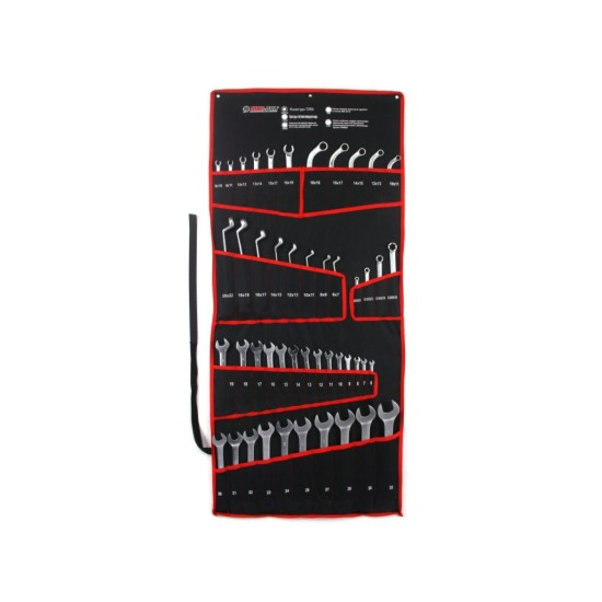 Veľká sada 47 kľúčov, vidlicové, ohnuté, S kľúče, TORX, brzdové rúrky, CrV MAR-POL, skladacie puzdro Veľká sada 47 kľúčov, vidlicové, ohnuté, S kľúče, TORX, brzdové rúrky, CrV MAR-POL, skladacie puzdro