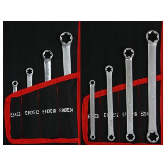 Veľká sada 47 kľúčov, vidlicové, ohnuté, S kľúče, TORX, brzdové rúrky, CrV MAR-POL, skladacie puzdro Veľká sada 47 kľúčov, vidlicové, ohnuté, S kľúče, TORX, brzdové rúrky, CrV MAR-POL, skladacie puzdro