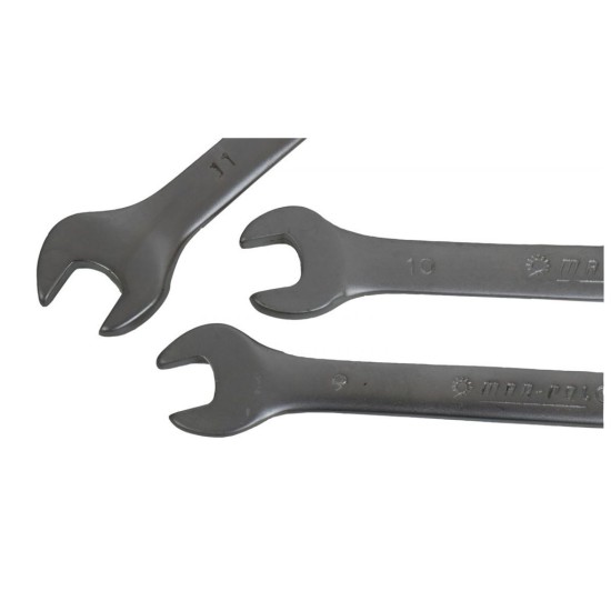 Prstencové kľúče-otvorené 12ks 6-22mm CrV MAR-POL, skladacie puzdro Prstencové kľúče-otvorené 12ks 6-22mm CrV MAR-POL, skladacie puzdro