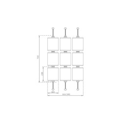 Piškvorky - Montážna sada KAXL