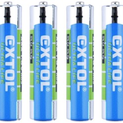 Chloridové batérie, 4KS, 1.5V AAA (LR03), EXTOL ENERGY