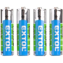 Chloridové batérie, 4ks, 1.5V AA (LR6), EXTOL ENERGY Chloridové batérie, 4ks, 1.5V AA (LR6), EXTOL ENERGY