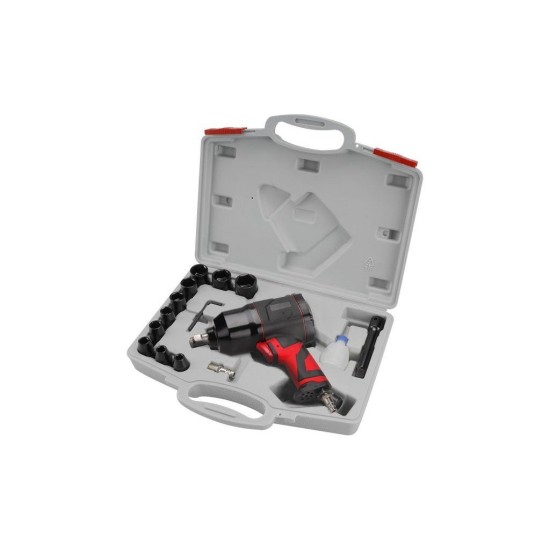Kompozitný rázový uťahovák s maticami, sada 15ks, 320Nm, WI 340 B EXTOL PREMIUM